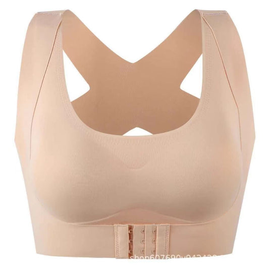 Posture Corrector Bra, Seamless Wire-Free Back Support - Black / M - Shehealth