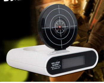 Shooting Target Alarm Clock for Heavy Sleepers