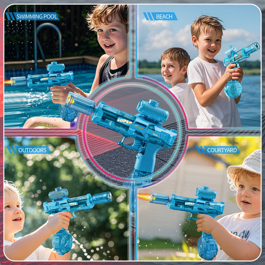 Electric Water Gun with Fire Light Effect