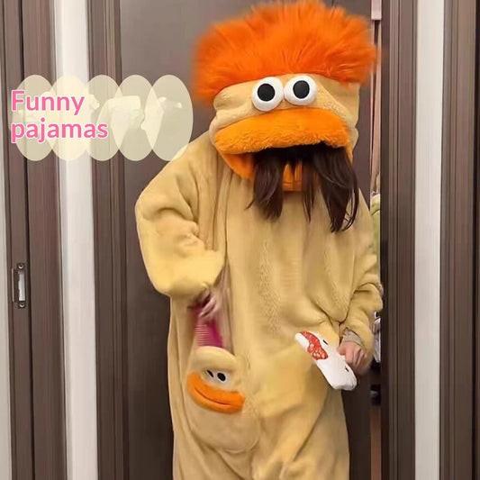 Big Mouth Monster Onesie, Dopamine Sleepwear