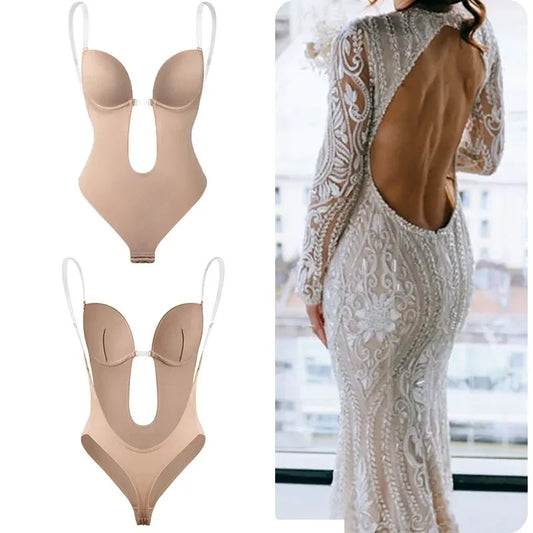 Backless Shapewear Bodysuit 360 Invisible Lift