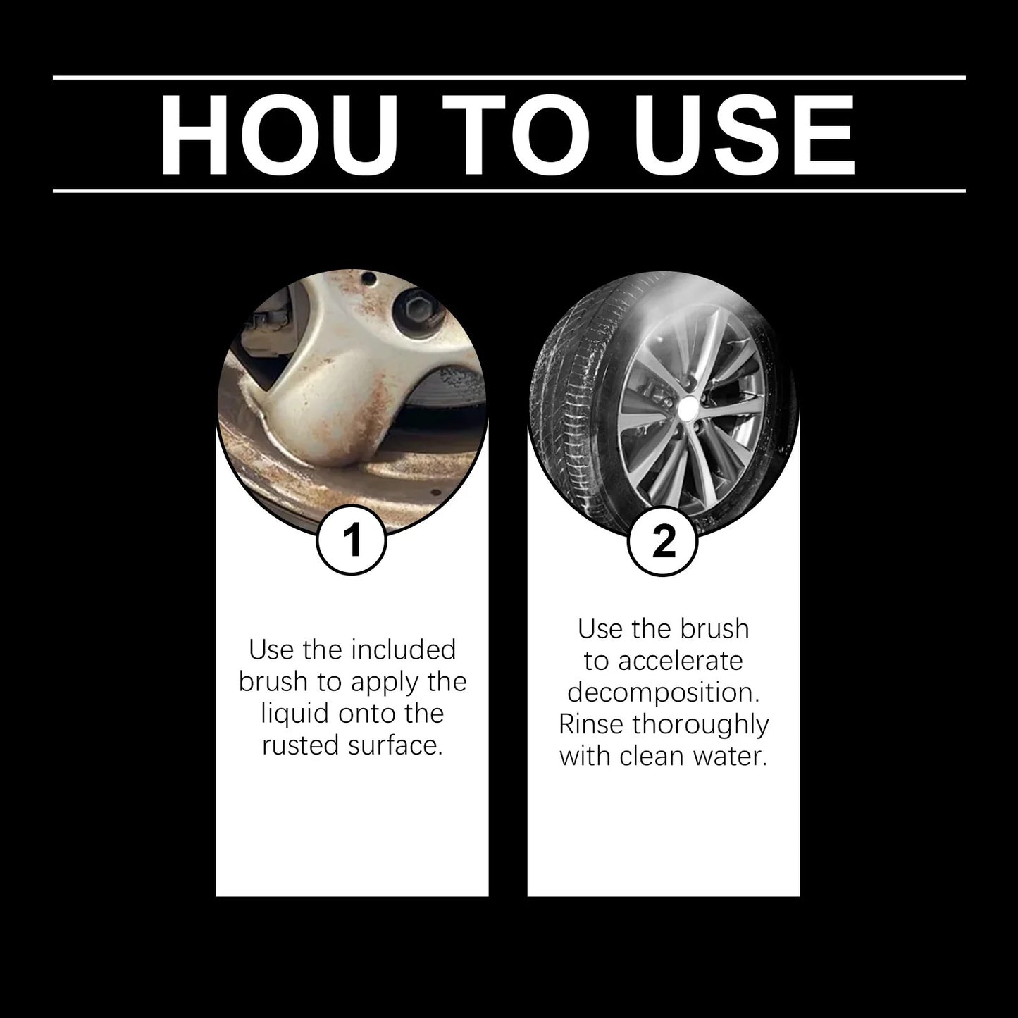 Rust Remover for Metal, Works in Minutes