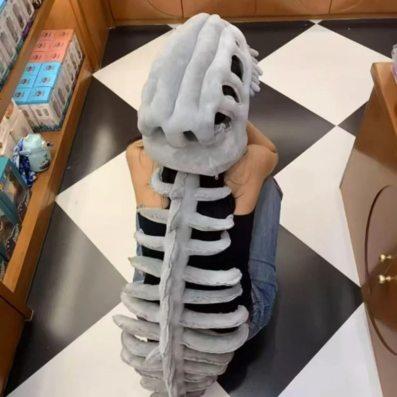 Dinosaur Skeleton Headgear That Stops Every Room