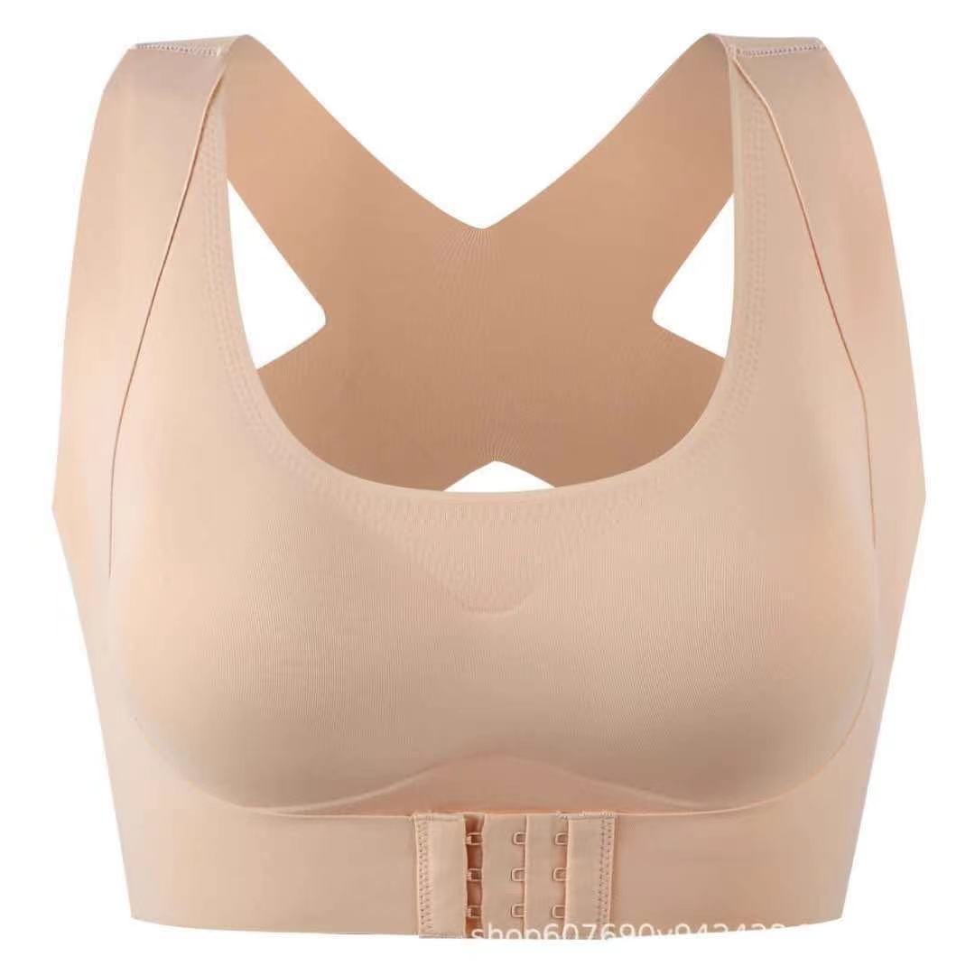 Posture Corrector Bra, Seamless Wire-Free Back Support - Black / M - Shehealth