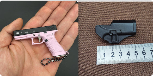 Miniature Gun Keychain That Fully Disassembles
