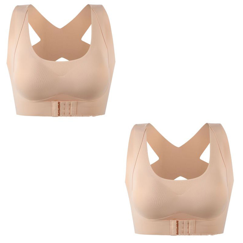 Posture Corrector Bra, Seamless Wire-Free Back Support - Black / M - Shehealth