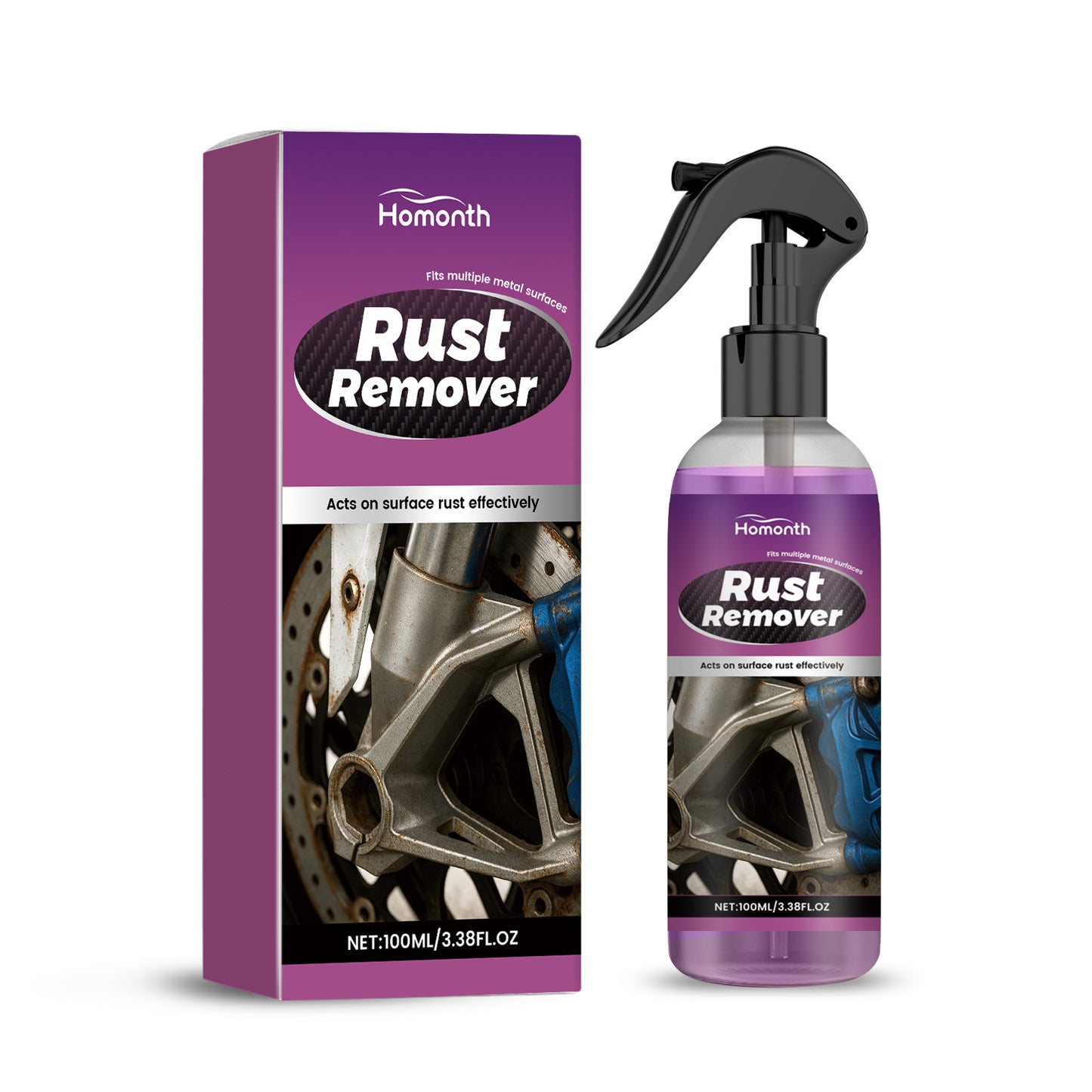 Rust Remover Spray, Dissolves & Protects Metal