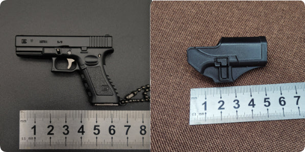 Miniature Gun Keychain That Fully Disassembles