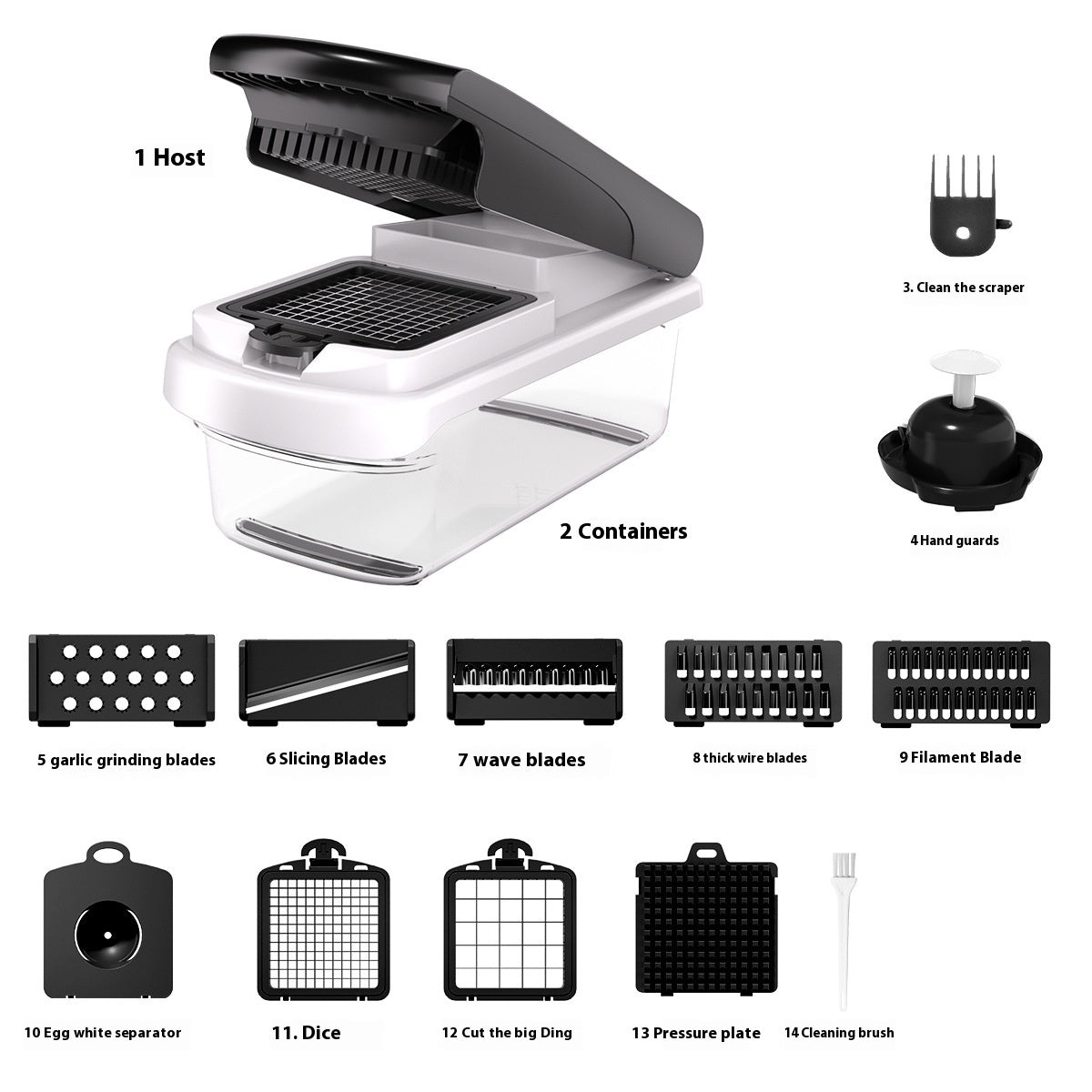 15-in-1 Vegetable Chopper with Container
