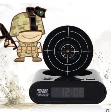 Shooting Target Alarm Clock for Heavy Sleepers
