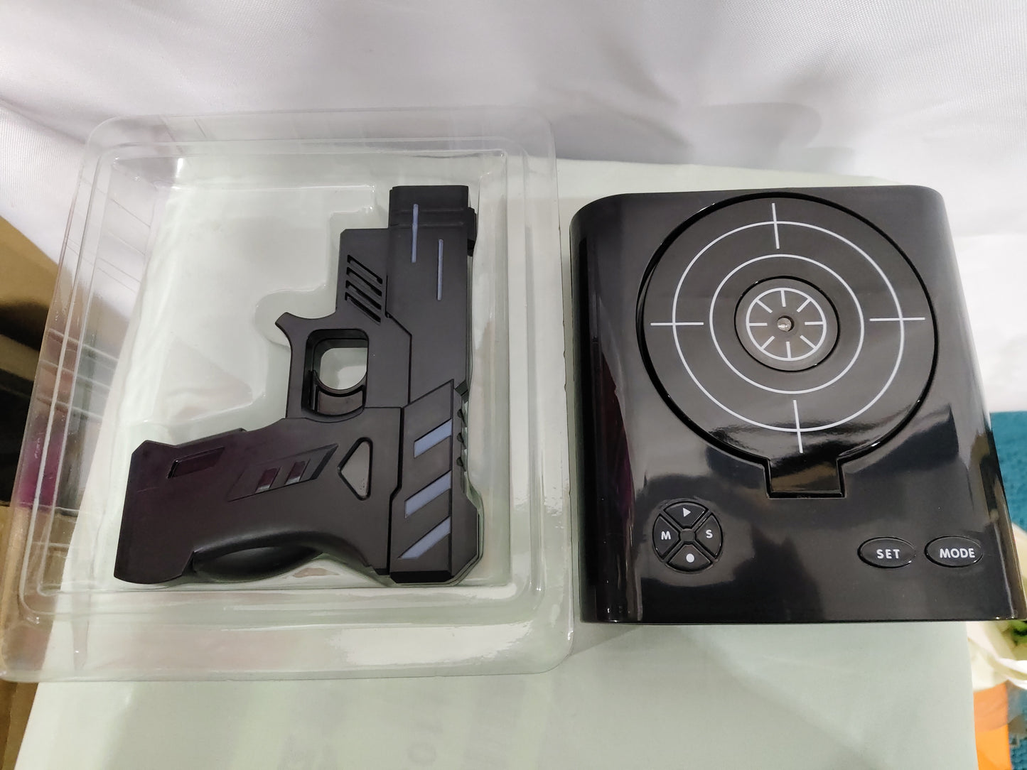 Shooting Target Alarm Clock for Heavy Sleepers