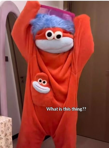 Big Mouth Monster Onesie, Dopamine Sleepwear