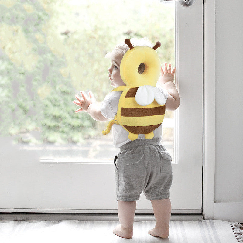 Baby Head Protector Backpack Anti-Fall Bee Pad