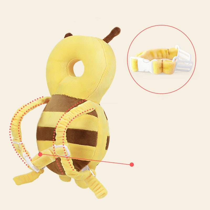 Baby Head Protector Backpack Anti-Fall Bee Pad
