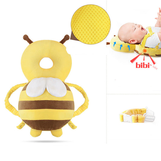 Baby Head Protector Backpack Anti-Fall Bee Pad