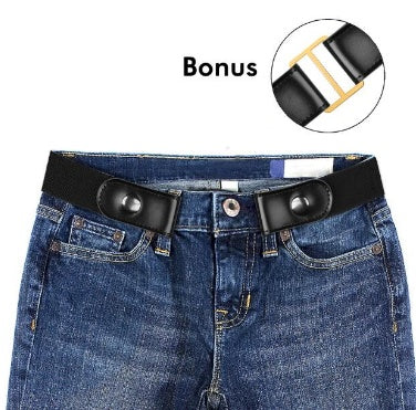 Buckle-Free Elastic Belt, Snap On Forget It