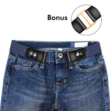 Buckle-Free Elastic Belt, Snap On Forget It