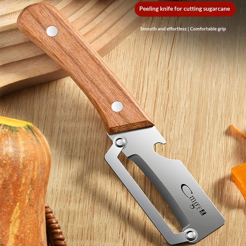 Stainless Steel Peeler With Bottle Opener