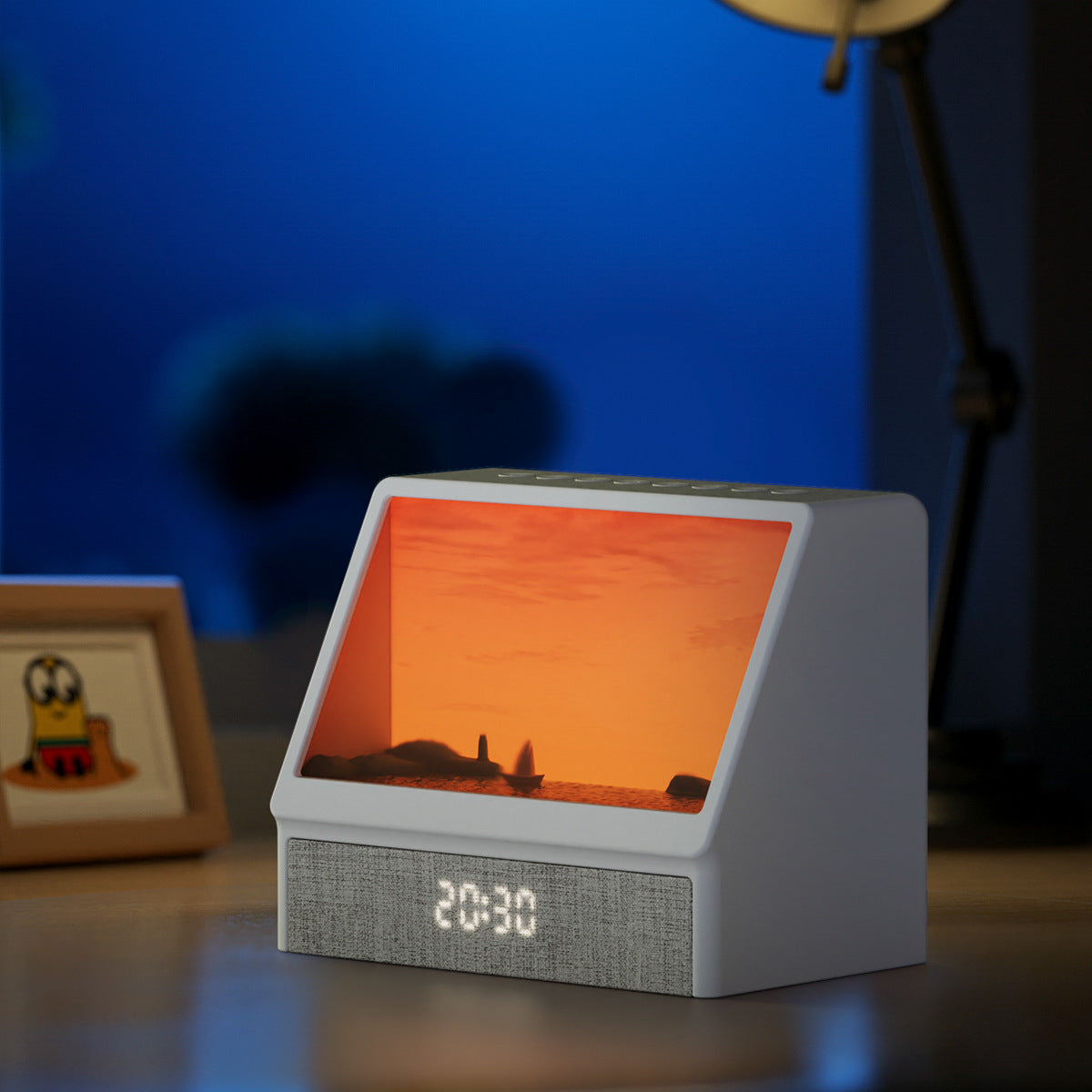 Sunrise Wake-Up Light Alarm Clock 10 Ambient Modes