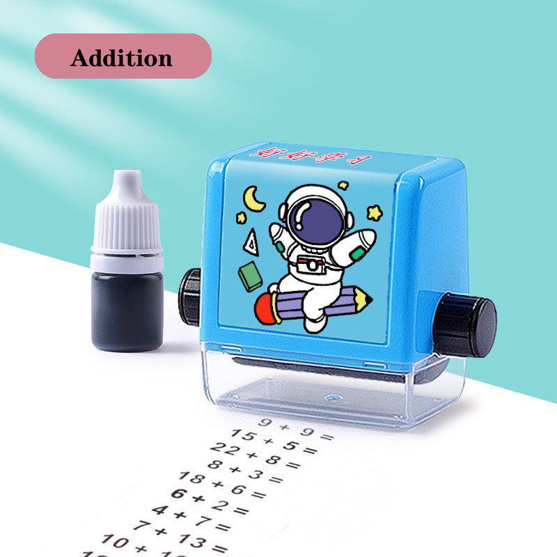 Math Roller Stamp Addition Subtraction Teacher Practice