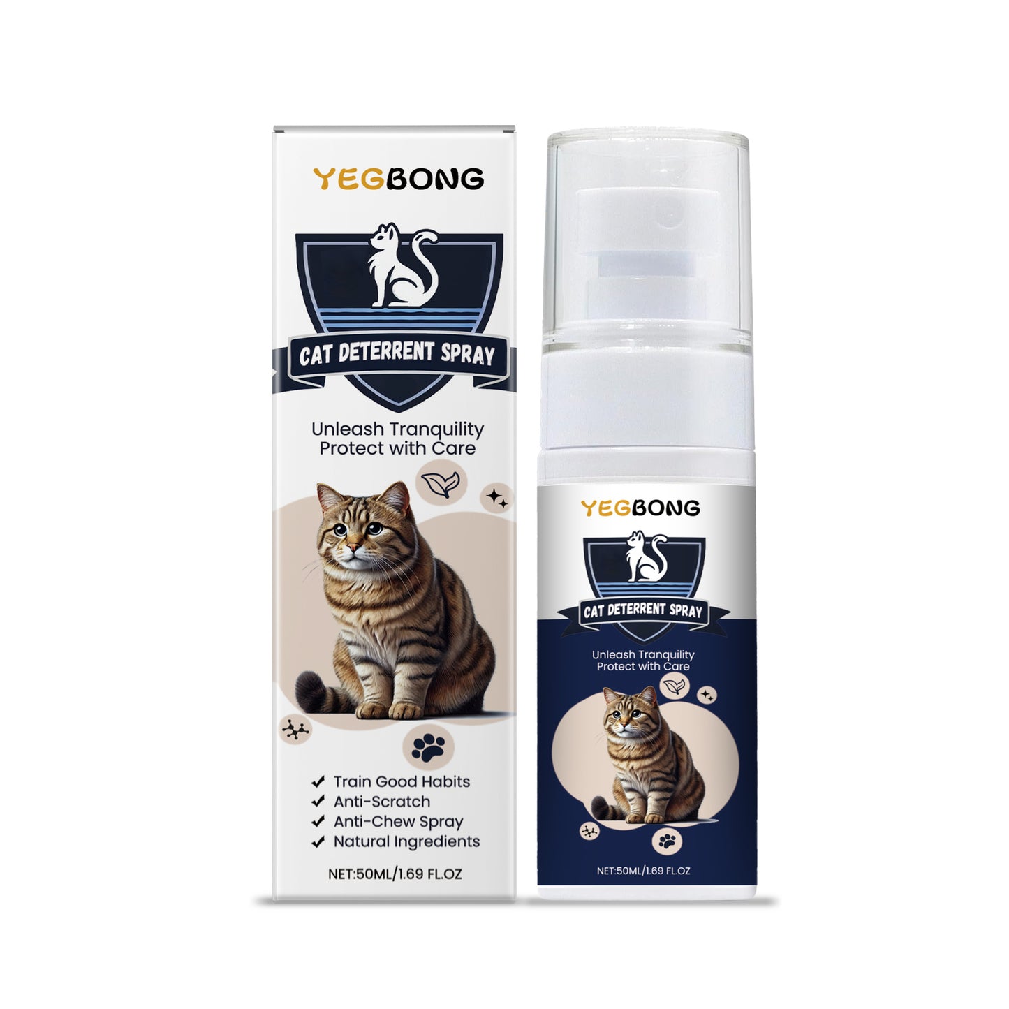 Cat Deterrent Spray With Peppermint Extract
