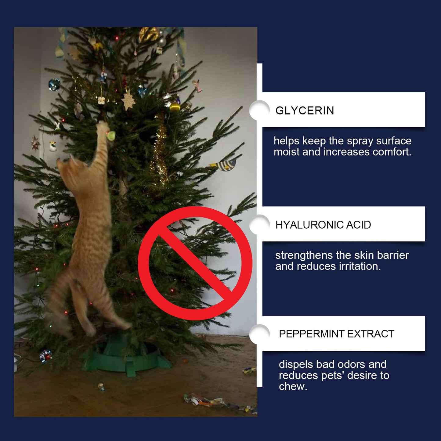 Cat Deterrent Spray With Peppermint Extract