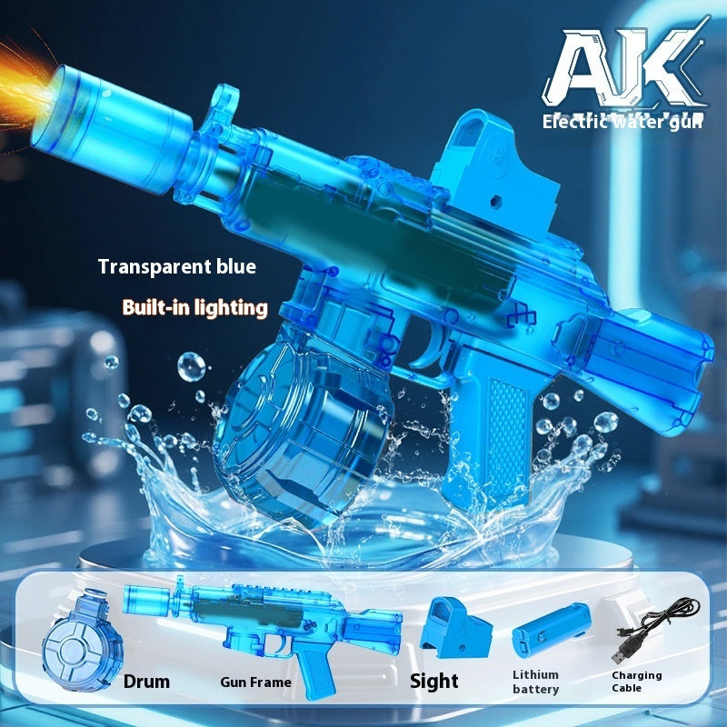 Electric Water Gun with Fire Light Effect