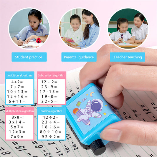 Math Roller Stamp Addition Subtraction Teacher Practice