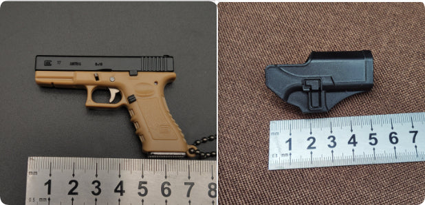 Miniature Gun Keychain That Fully Disassembles