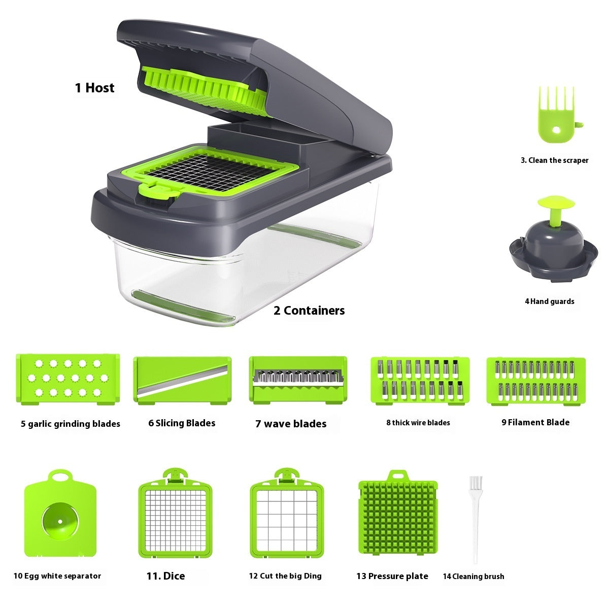 15-in-1 Vegetable Chopper with Container