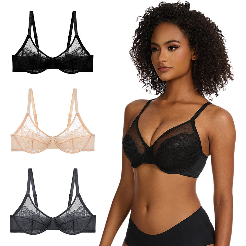 Minimizer Bra, Full Coverage Everyday Support - 34C / Black - Shehealth