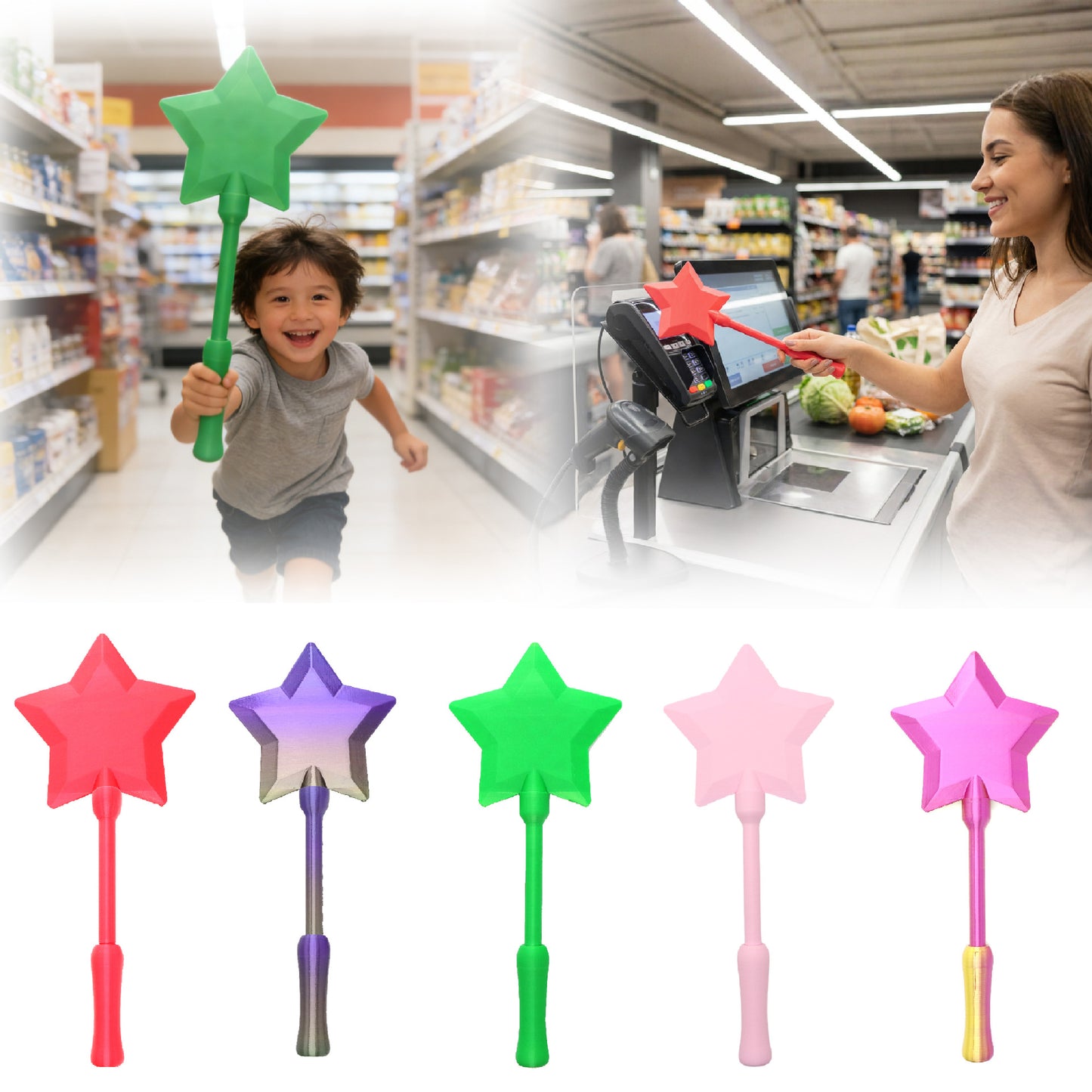 Tap to Pay Star Wand, Wave to Pay at Any Terminal