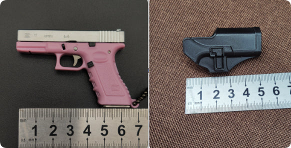 Miniature Gun Keychain That Fully Disassembles