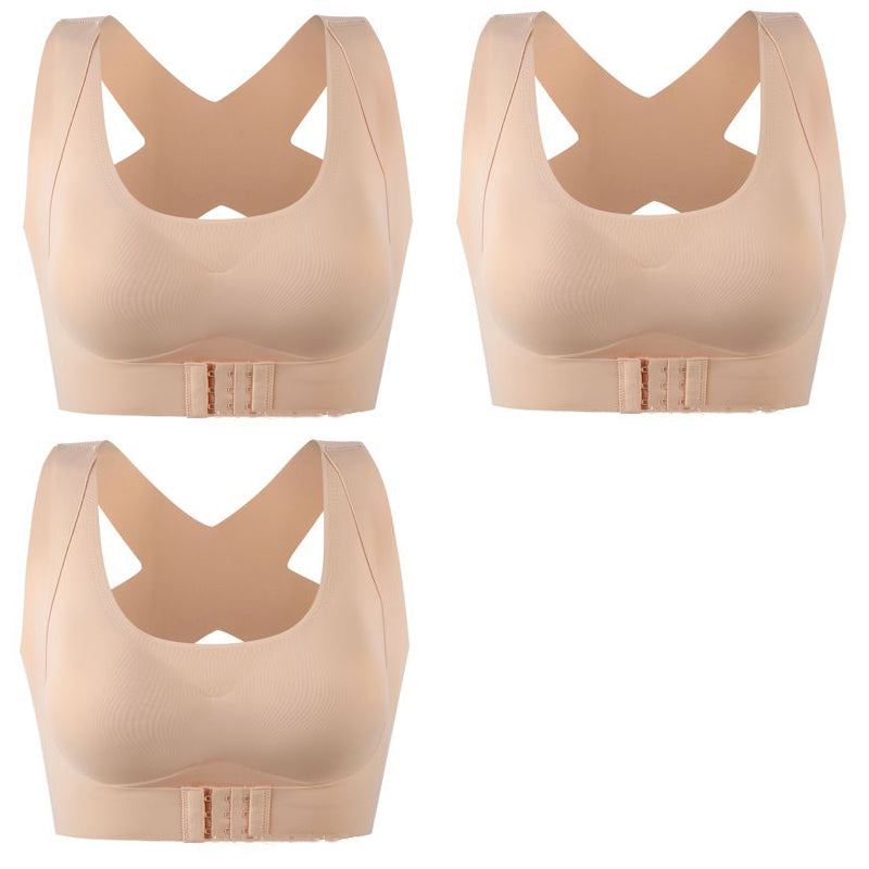 Posture Corrector Bra, Seamless Wire-Free Back Support - BUY 2 GET 1 FREE - Skin tonex3 / M - Shehealth