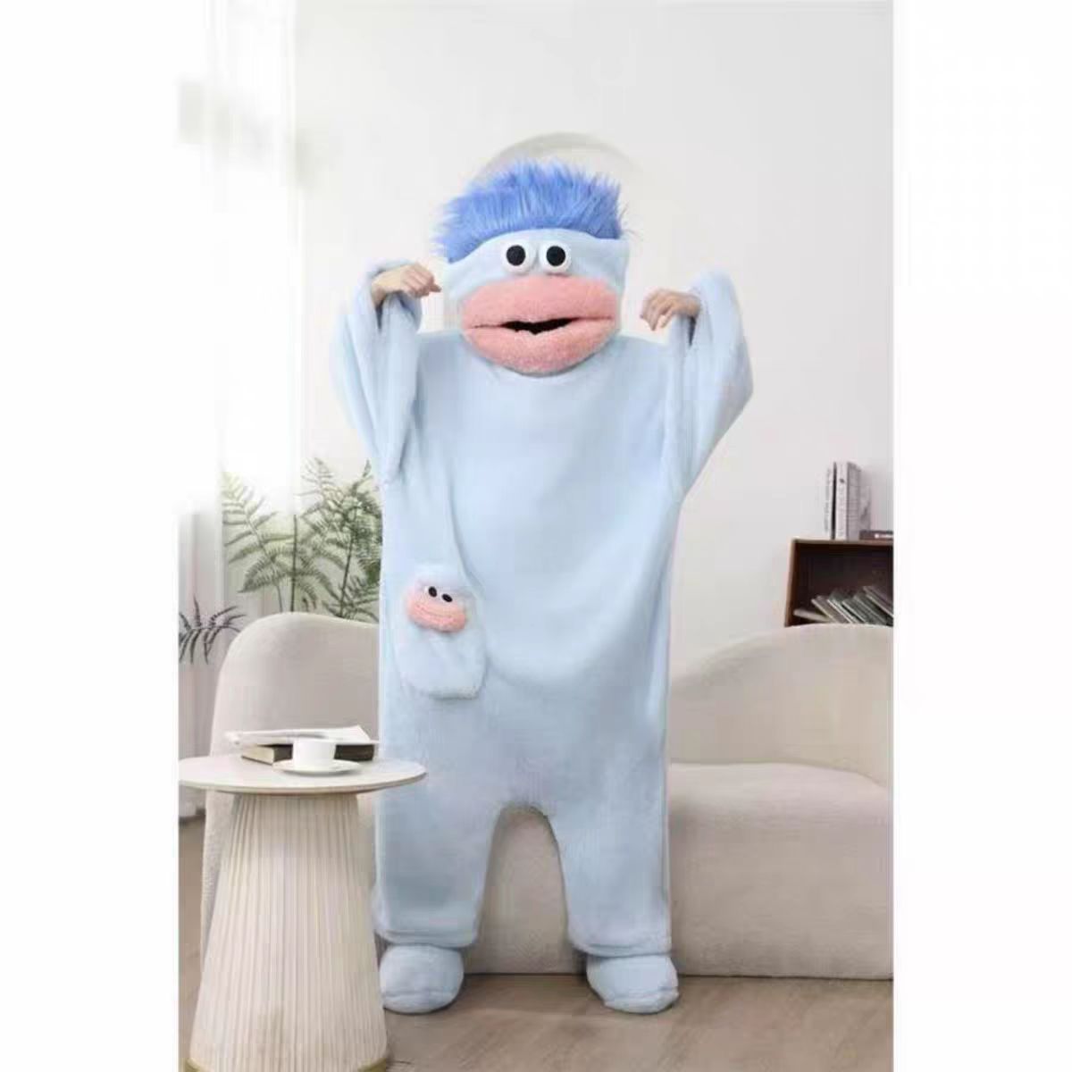 Big Mouth Monster Onesie, Dopamine Sleepwear