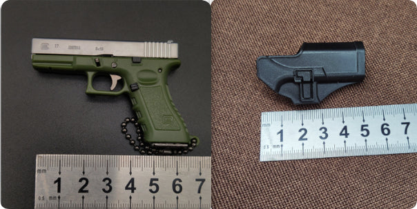 Miniature Gun Keychain That Fully Disassembles