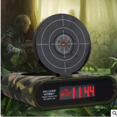 Shooting Target Alarm Clock for Heavy Sleepers