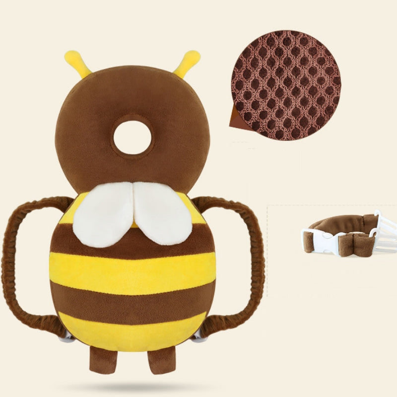 Baby Head Protector Backpack Anti-Fall Bee Pad