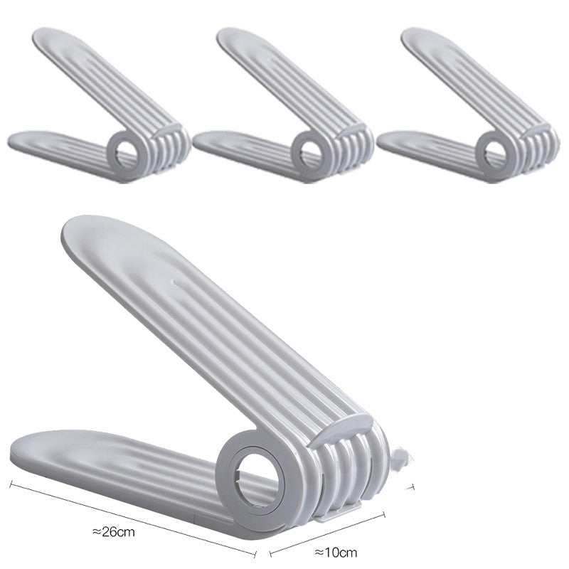 Adjustable Shoe Organizer Double-Deck Space Saver