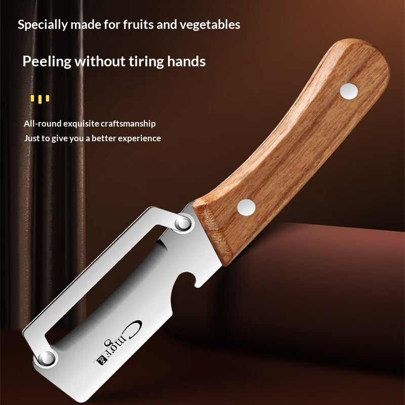 Stainless Steel Peeler With Bottle Opener
