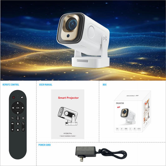 Smart Home Projector, Any Wall or Ceiling