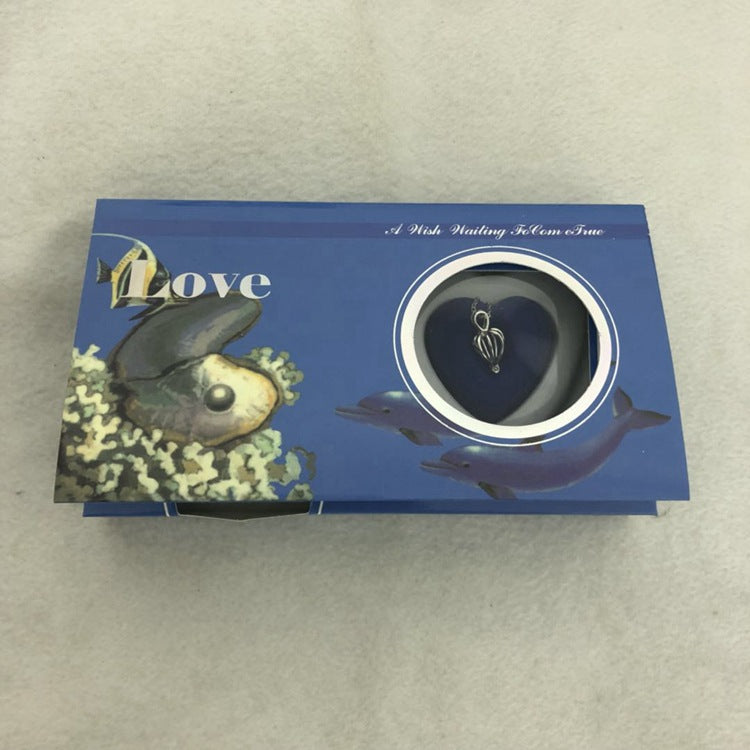 Wish Pearl Necklace Gift Set – Open an Oyster, Find Your Pearl - Blue Shell - Shehealth