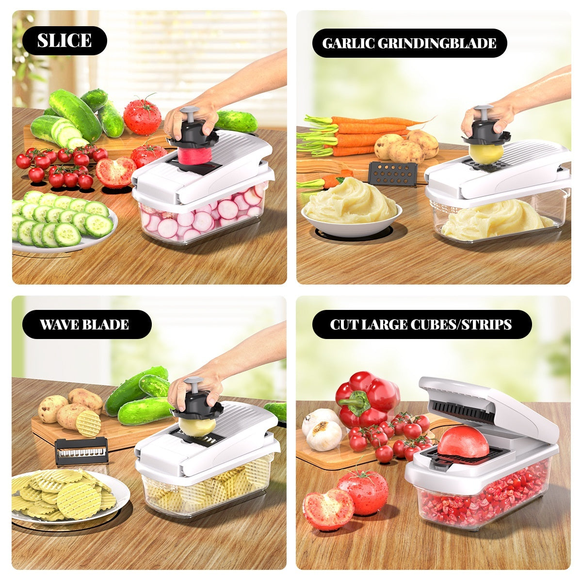 15-in-1 Vegetable Chopper with Container