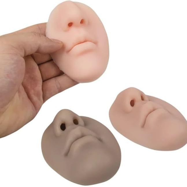 Nose Soap Dispenser That Oozes From a Nostril