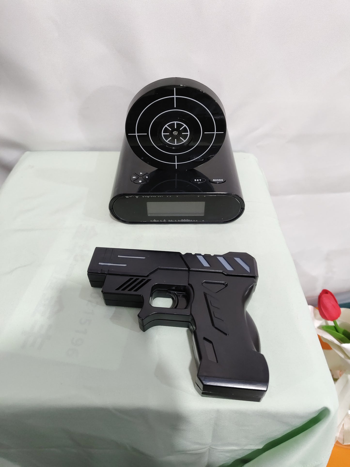 Shooting Target Alarm Clock for Heavy Sleepers