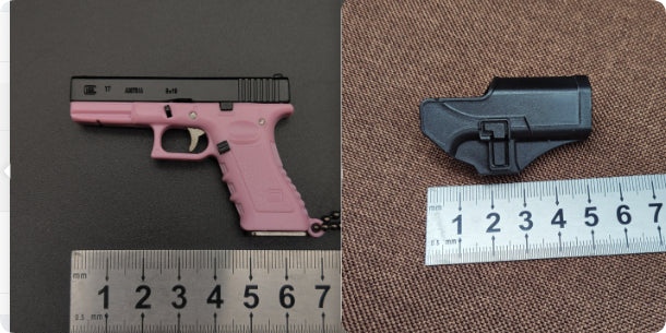 Miniature Gun Keychain That Fully Disassembles