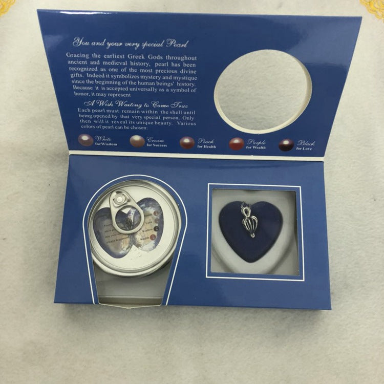Wish Pearl Necklace Gift Set – Open an Oyster, Find Your Pearl - Blue Shell - Shehealth