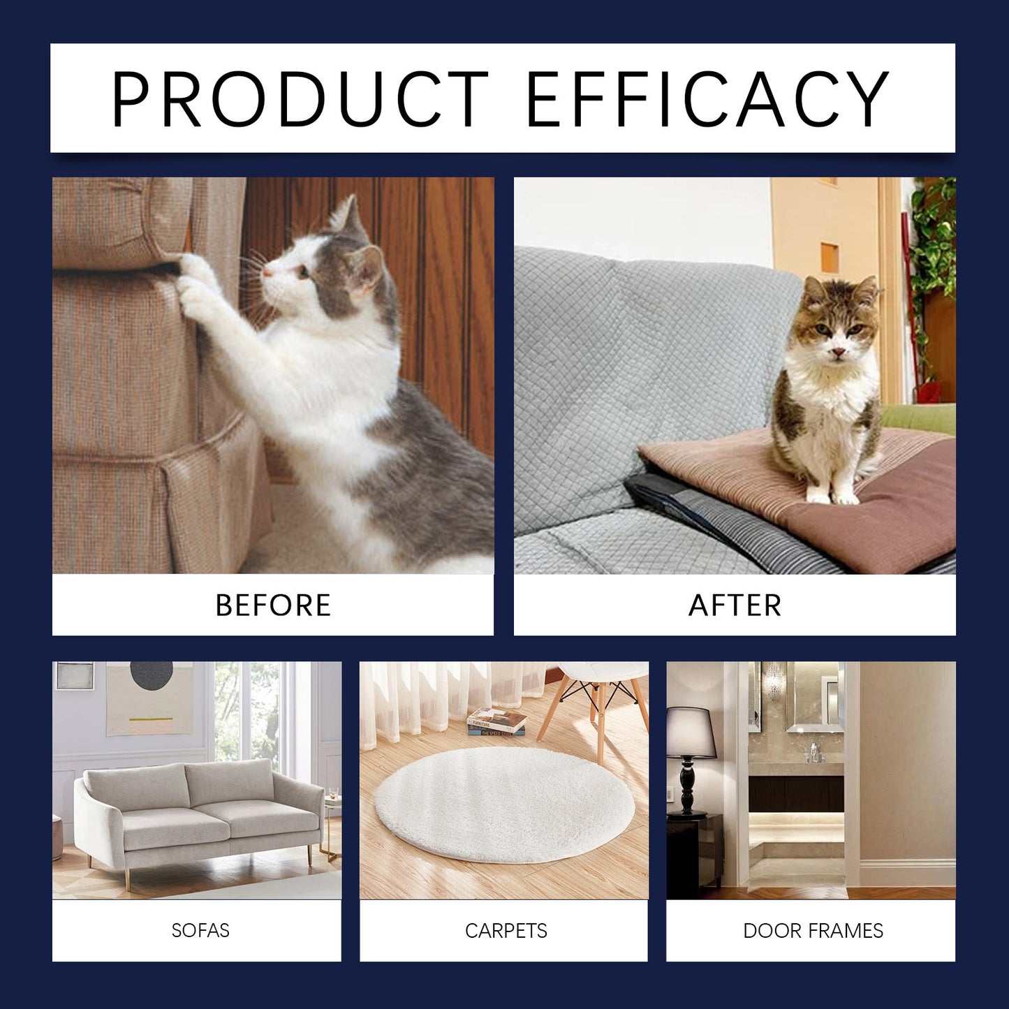 Cat Deterrent Spray With Peppermint Extract