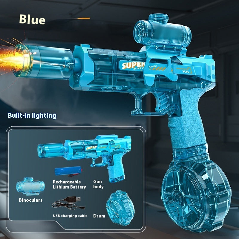 Electric Water Gun with Fire Light Effect