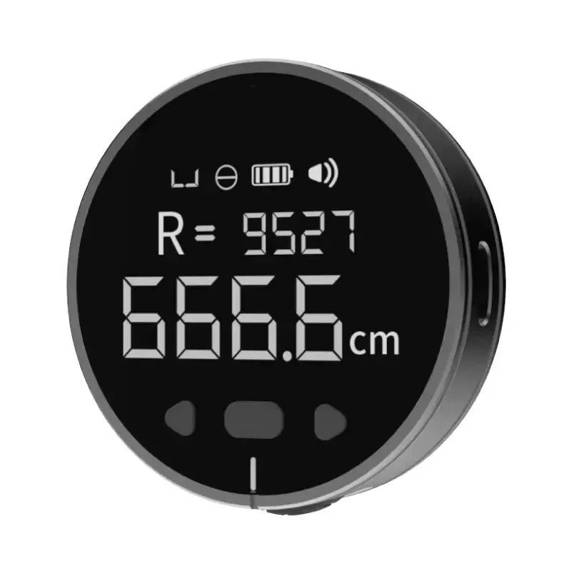 Digital Tape Measure: Instantly Measure Any Curve or Surface - Black - Shehealth